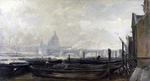 欧洲12-19世纪油画四_DAUBIGNY, Charles-Francois St Paul's from the Surrey Side